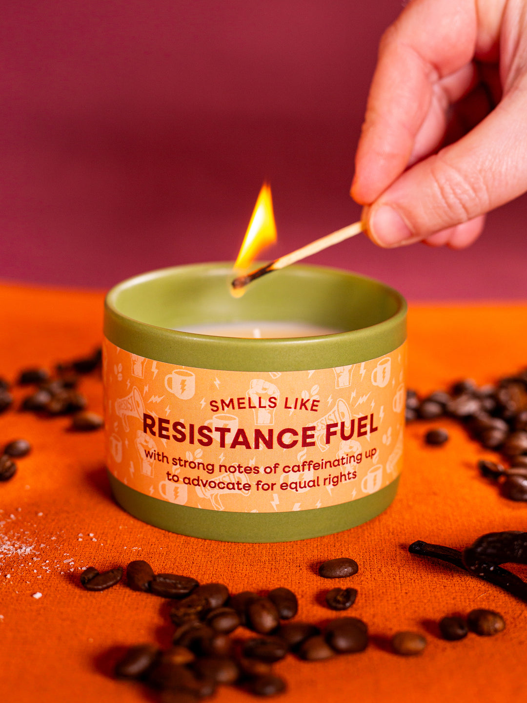 Smells Like Resistance Fuel Candle - Last Chance Sale