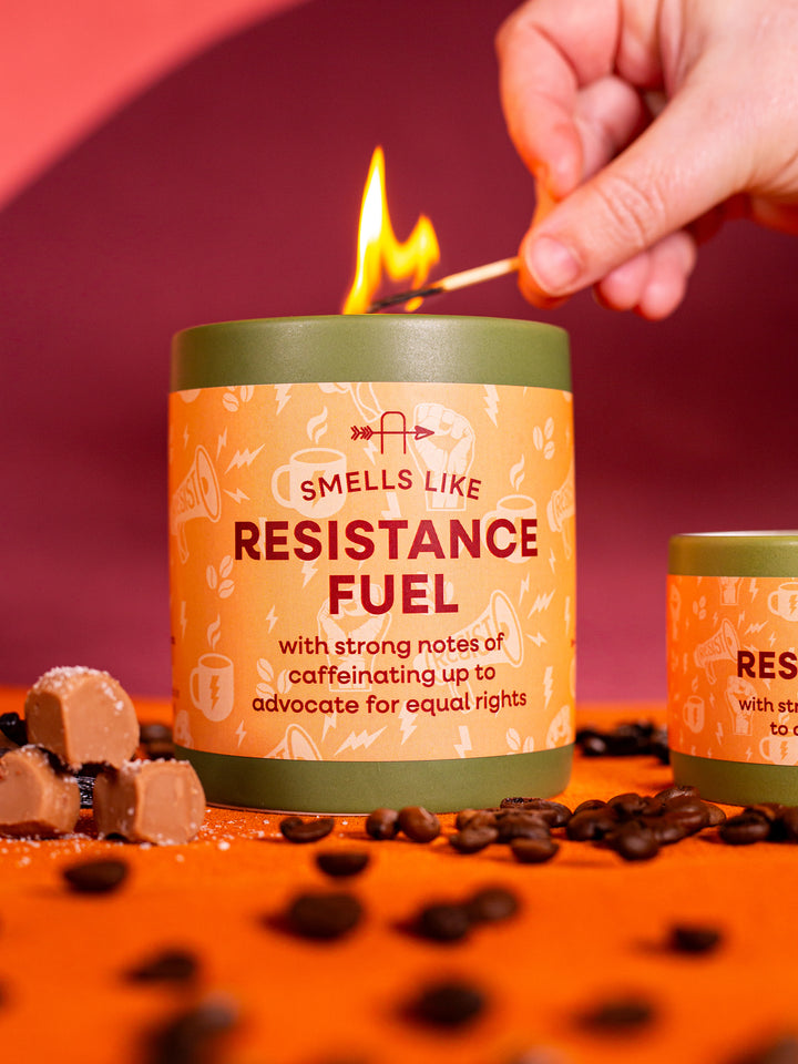 Smells Like Resistance Fuel Candle - Last Chance Sale
