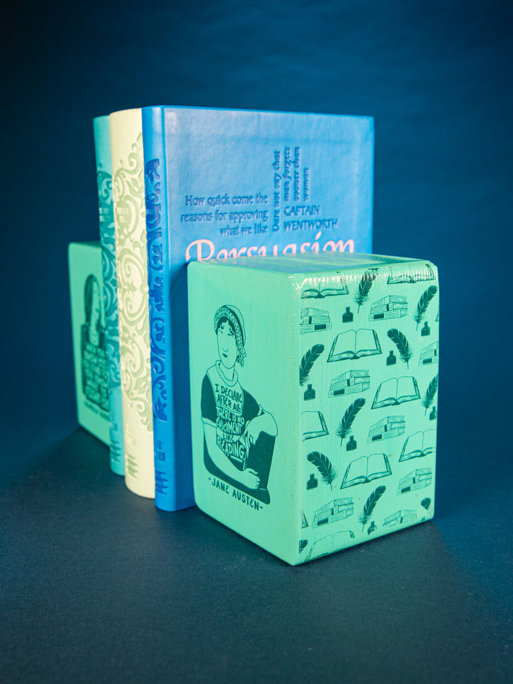 Individual Iconic Woman Bookend (Color Drenched Teal)