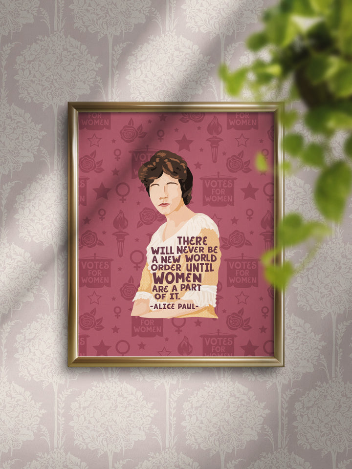 Alice Paul quote art print