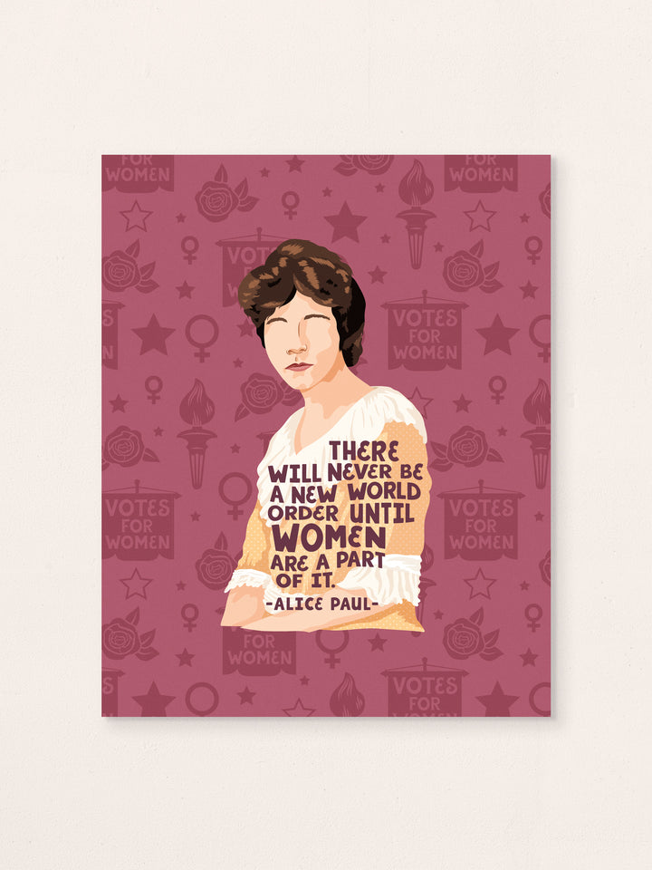 Alice Paul quote art print