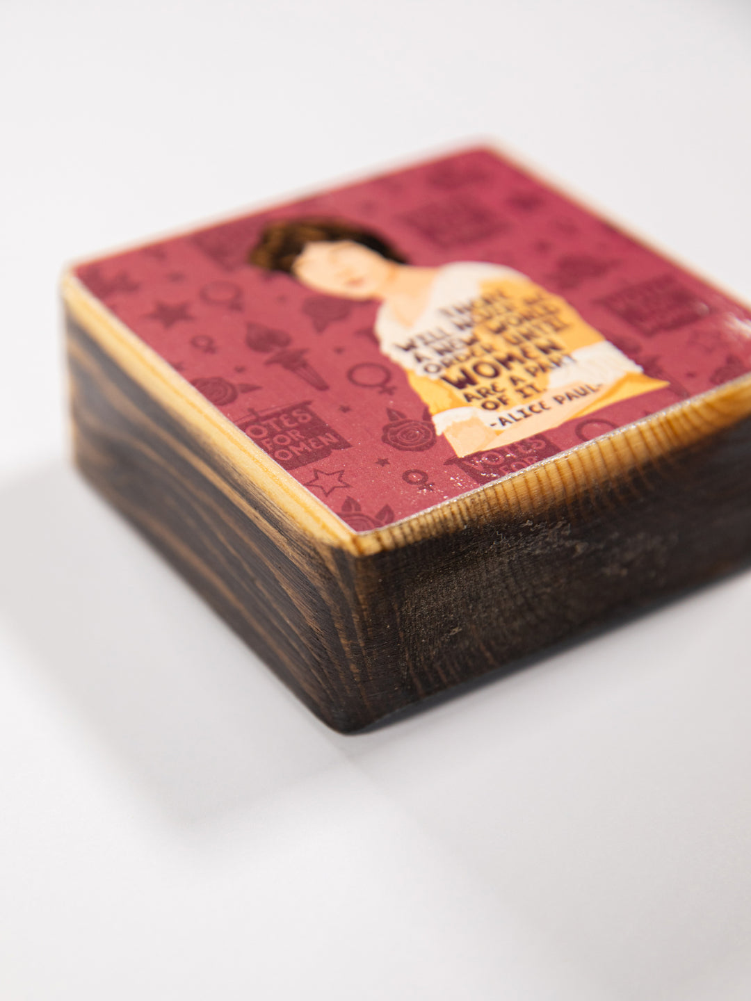 Alice Paul Quote wood art
