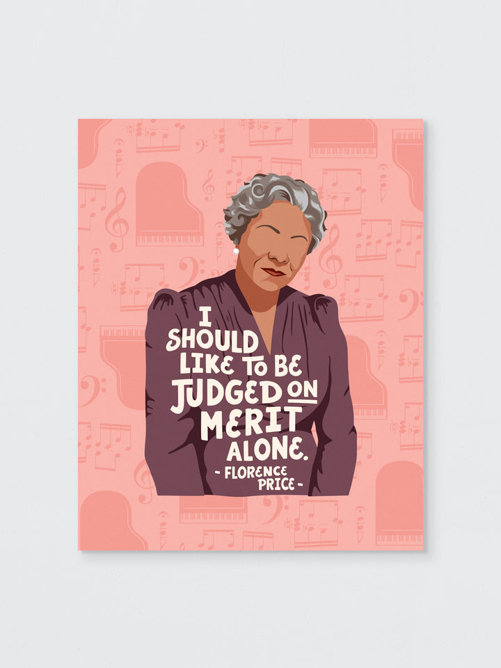 Florence Price Quote Art Print