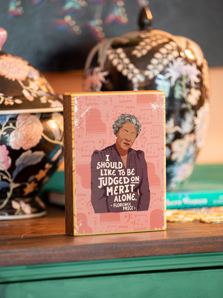 Florence Price Quote Wood Art