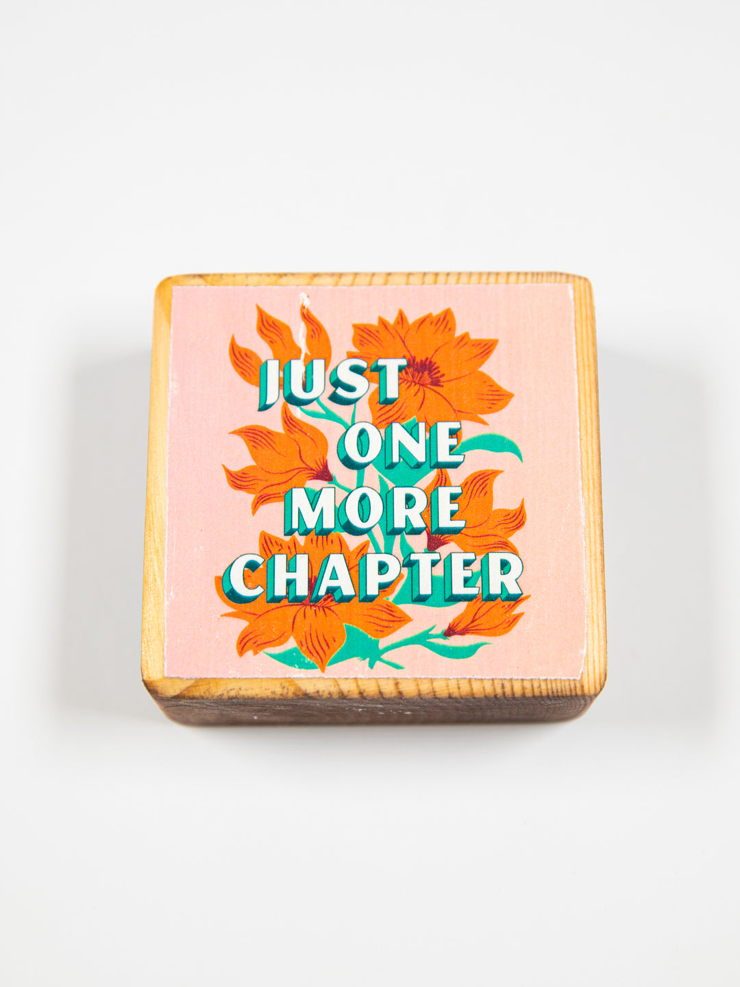 Bookish Quotes Mini Block Wood Art
