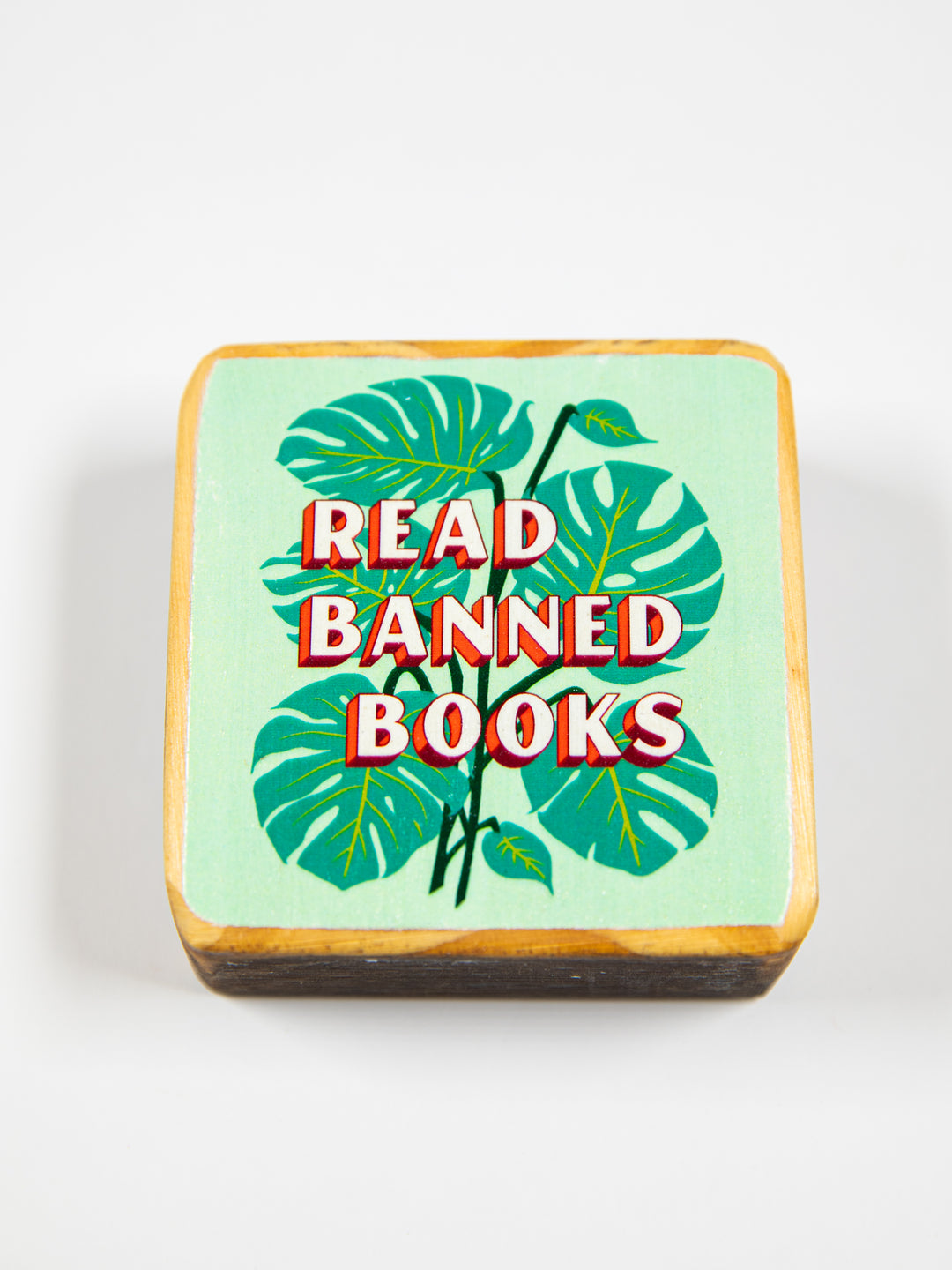 Bookish Quotes Mini Block Wood Art