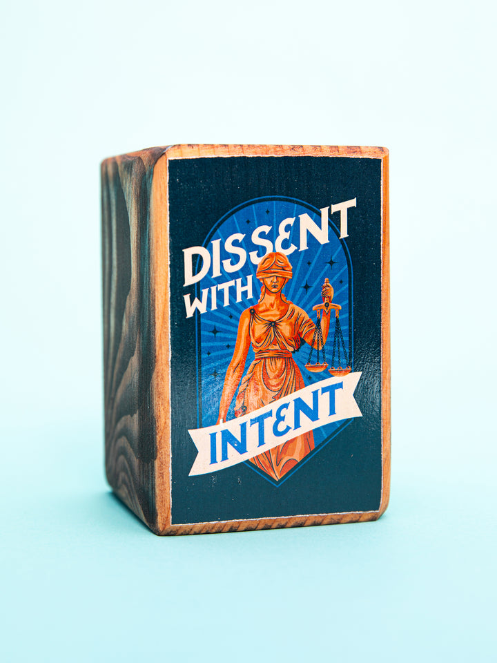 Protest Art Series, Single Wood Bookend