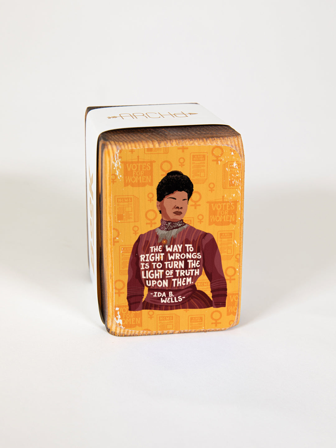 Suffragist Icons, Wood Bookend Pack of 4