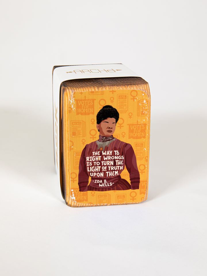 Suffragist Icons, Wood Bookend Pack of 4