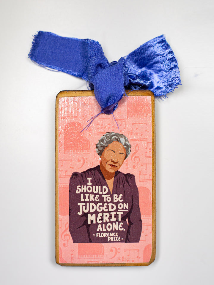 Florence Price, Quote Wood Ornament