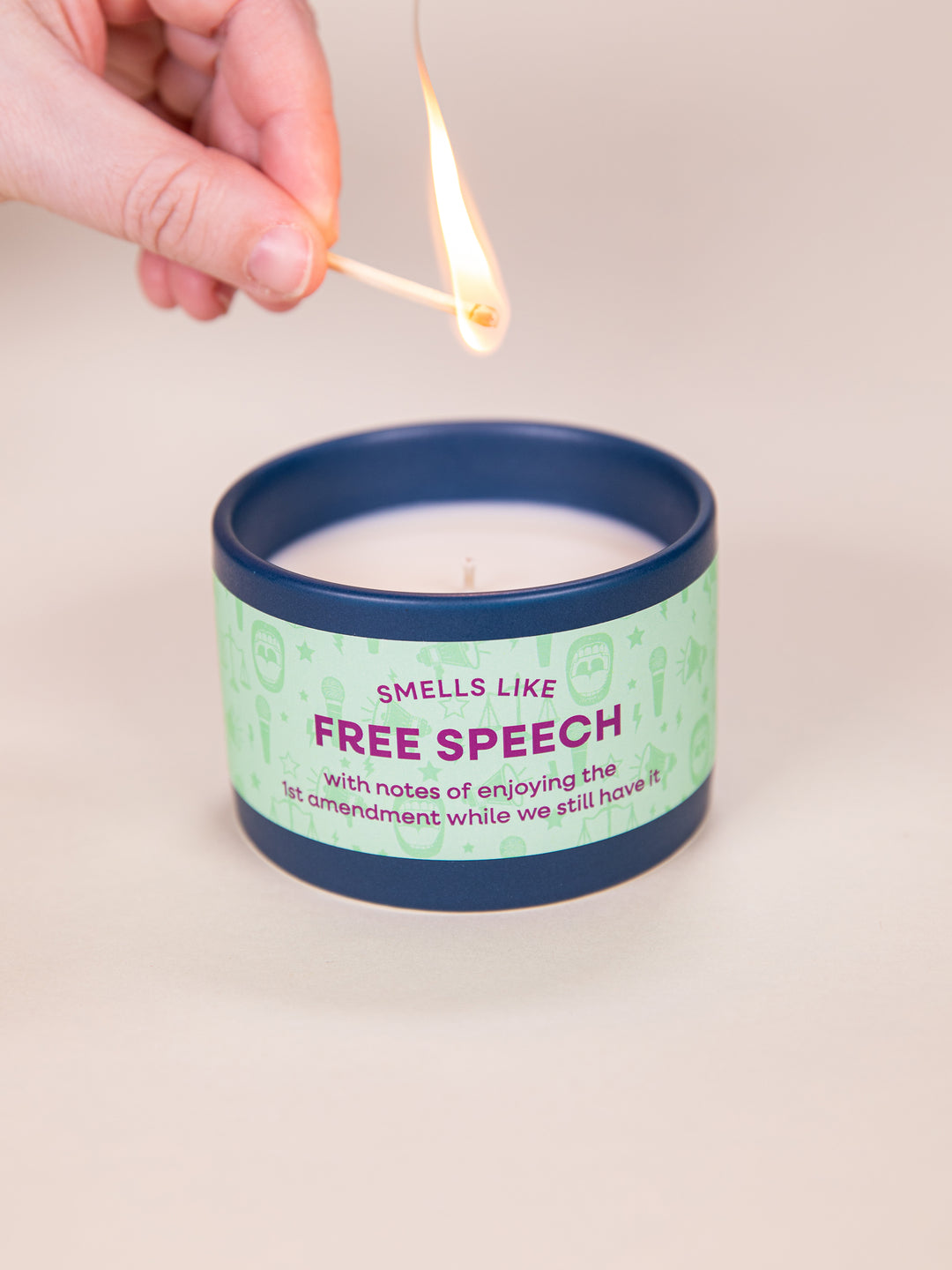 Smells Like Free Speech Candle