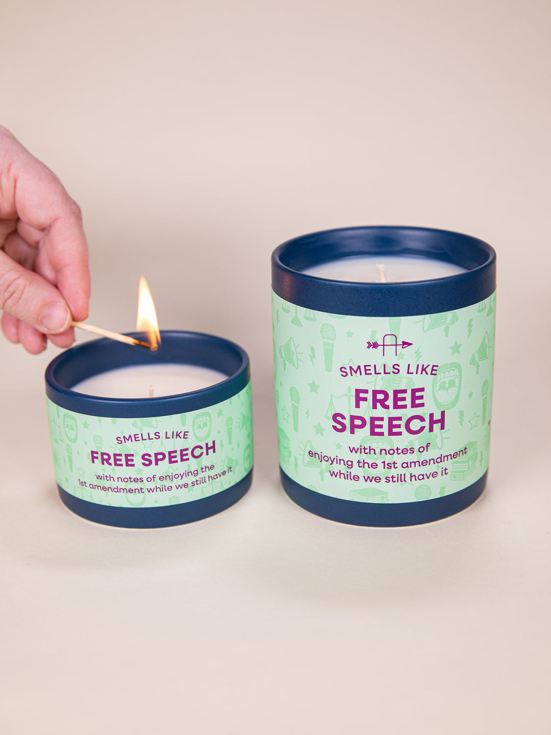 Smells Like Free Speech Candle