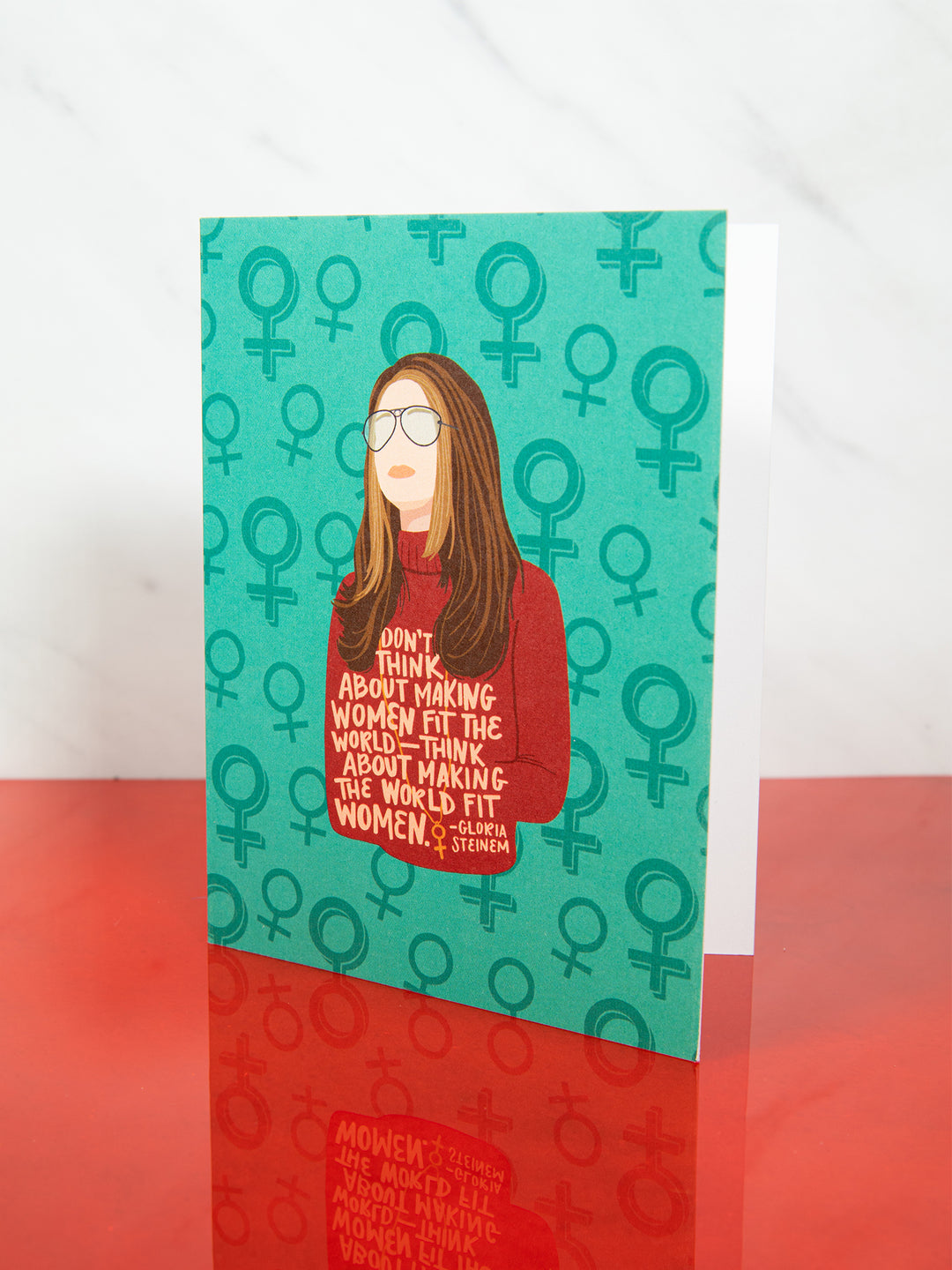 Gloria Steinem - Single Folded Note Card