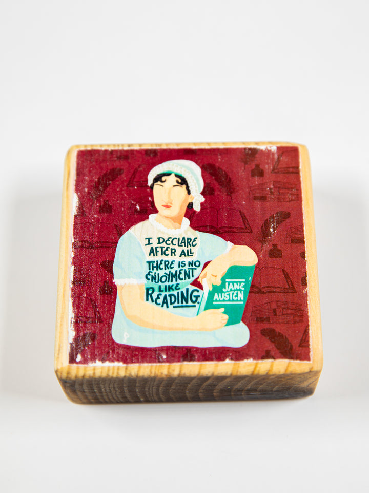 Iconic Women Quotes, Mini Block Wood Art