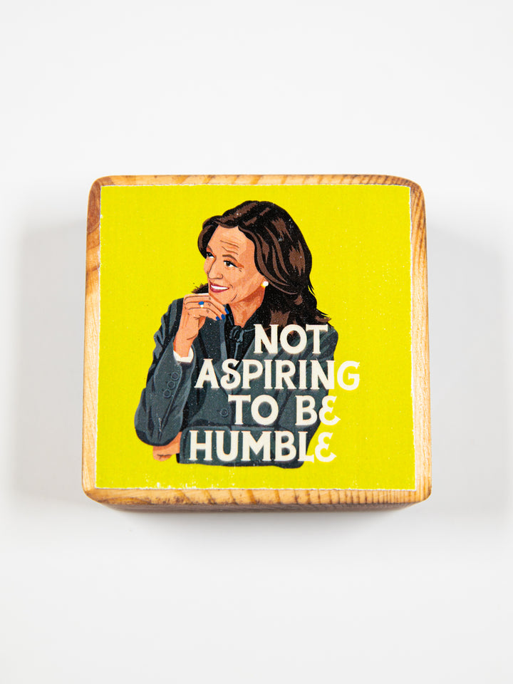 Iconic Women Quotes, Mini Block Wood Art