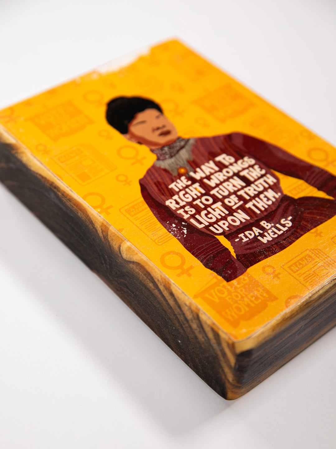 Ida B. Wells Quote wood art