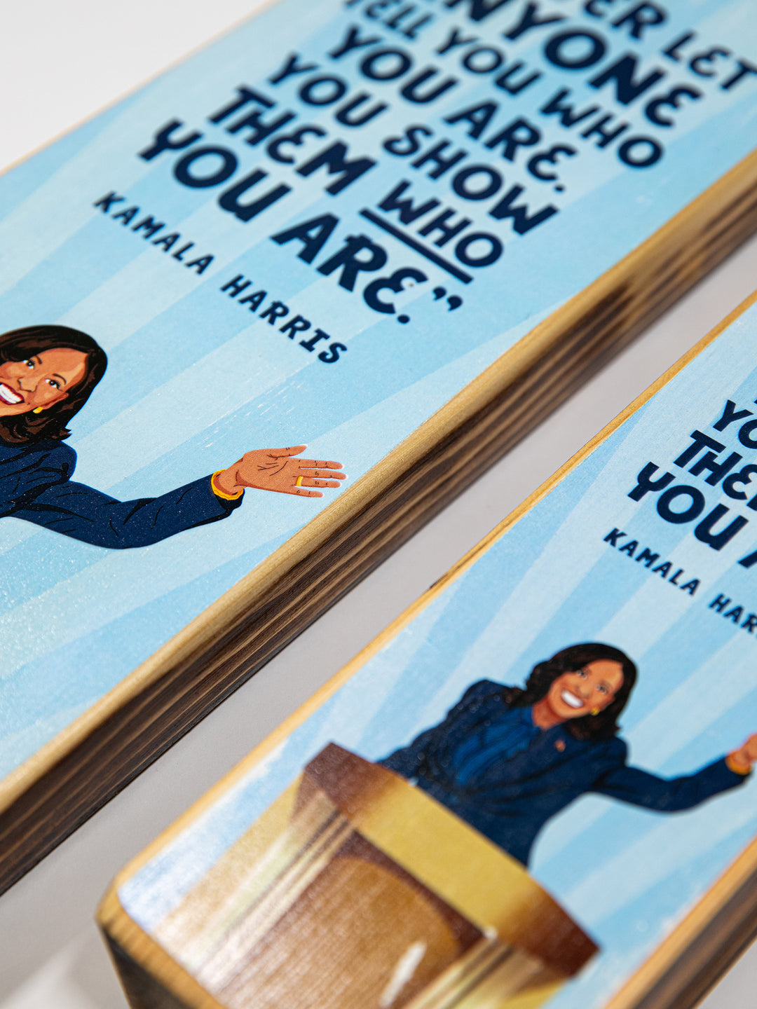 Kamala Harris, Convention Podium, Quote Wood Art