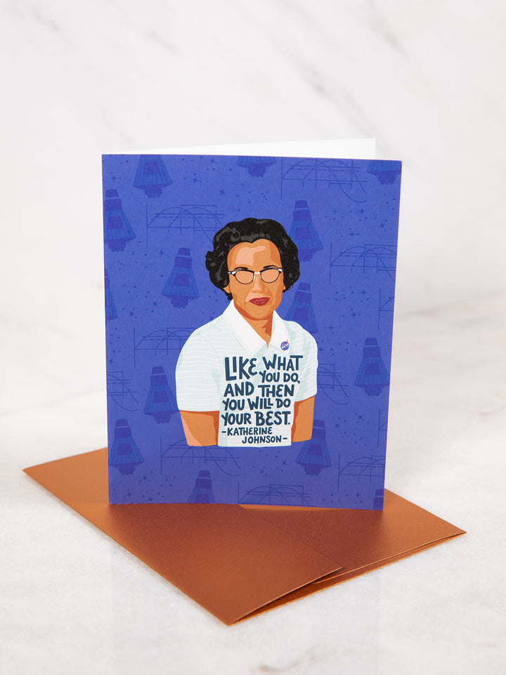 Katherine Johnson - Single Folded Note Card