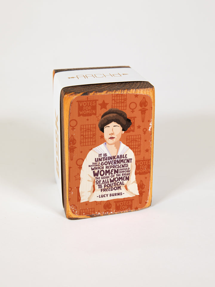 Suffragist Icons, Wood Bookend Pack of 4