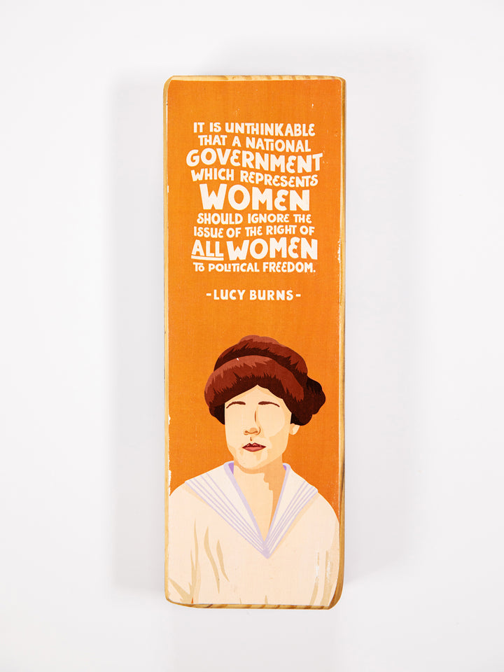 Suffragist Icons, Panoramic Wood Art Pack of 4