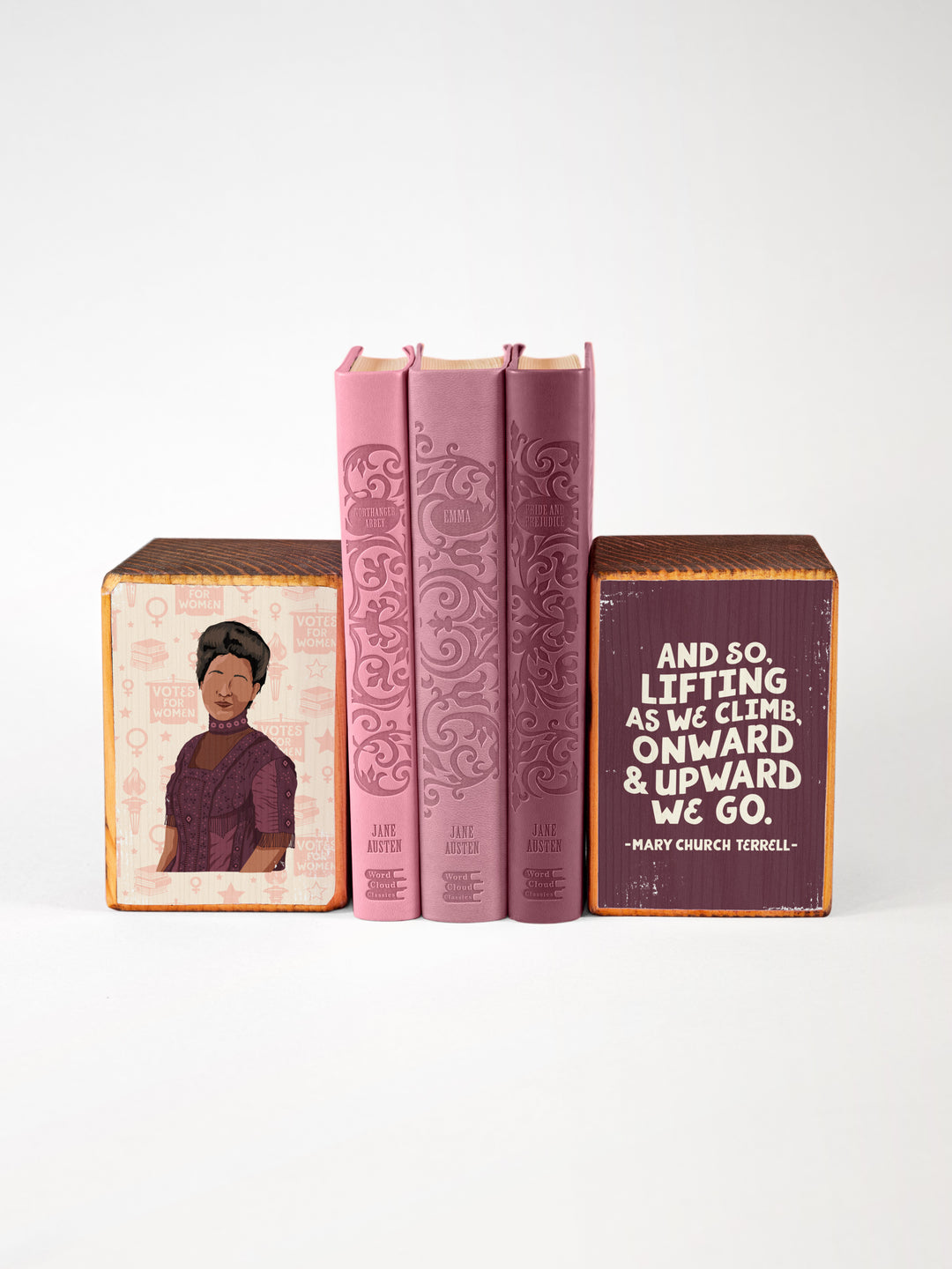 Mary Church Terrell Quote bookend set of 2