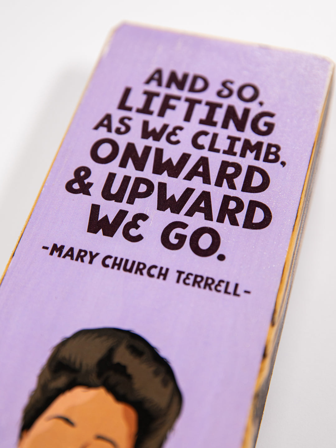 Mary Church Terrell Quote Panoramic wood art