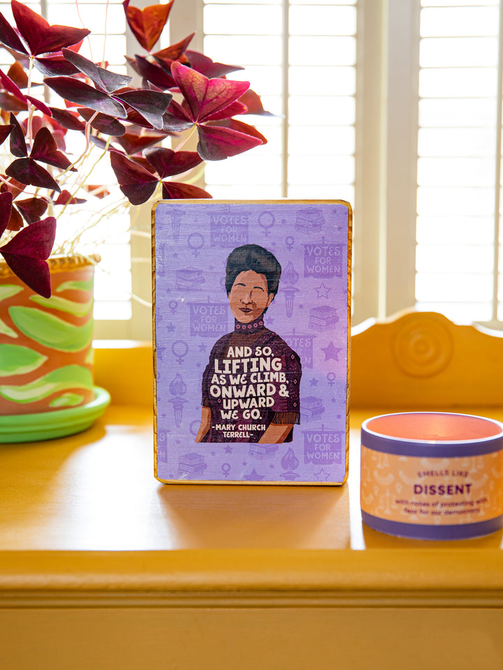 Mary Church Terrell Quote wood art