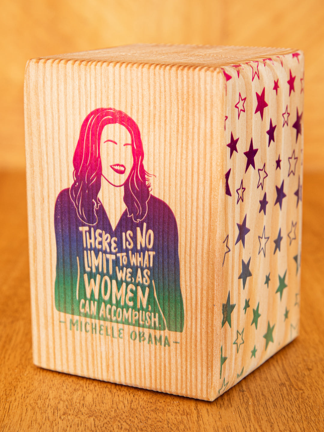 Individual Iconic Woman Bookend (Natural Wood)