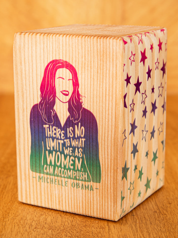 Individual Iconic Woman Bookend (Natural Wood)