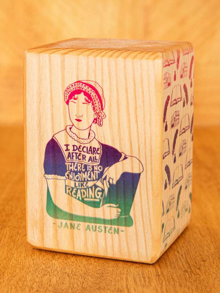 Individual Iconic Woman Bookend (Natural Wood)