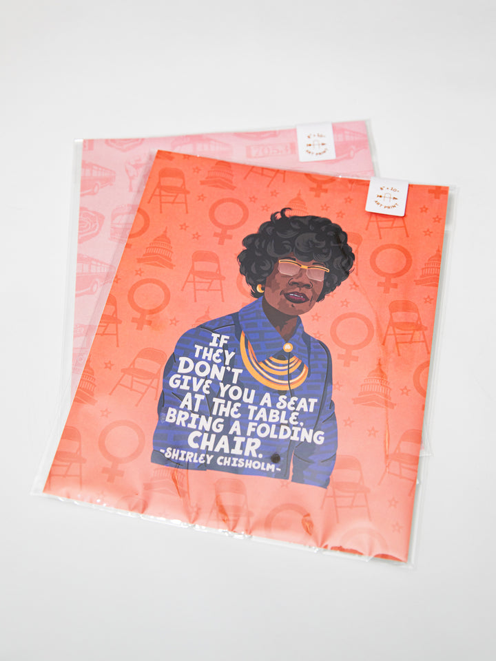 Shirley Chisholm quote art print