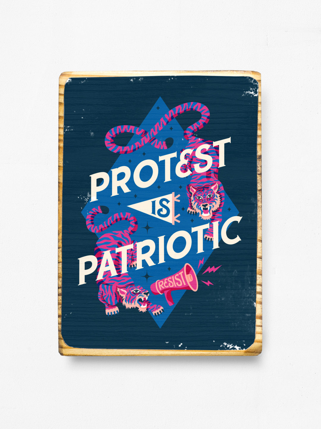 Protest is Patriotic, Protest Wood wall art