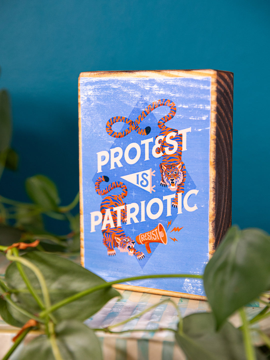 Protest is Patriotic, Protest Wood wall art