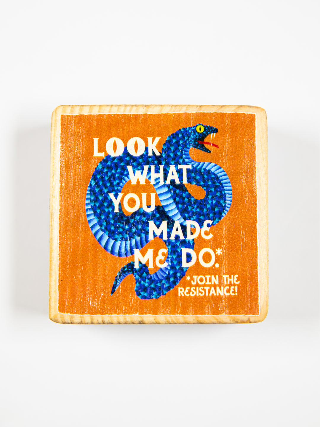 Resistance Art, Mini Wood Blocks