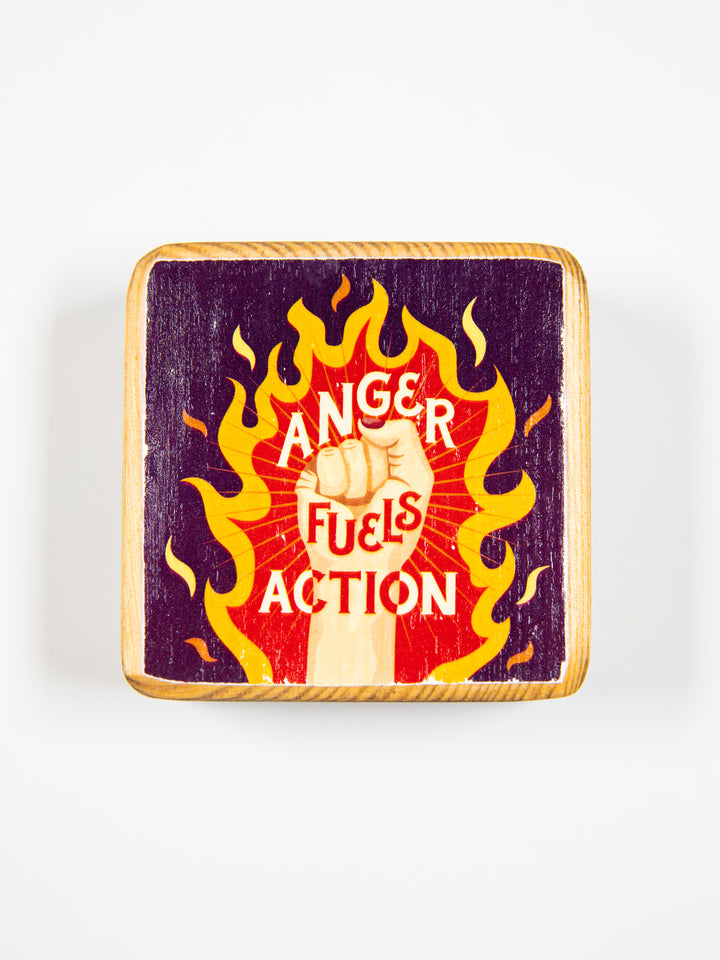Resistance Art, Mini Wood Blocks