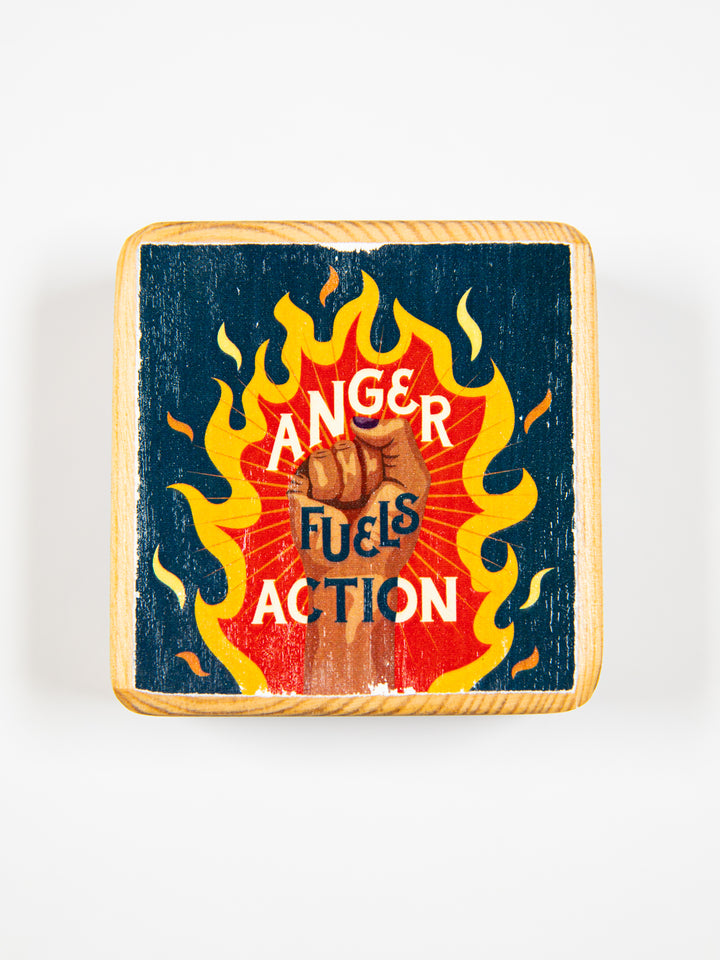 Resistance Art, Mini Wood Blocks