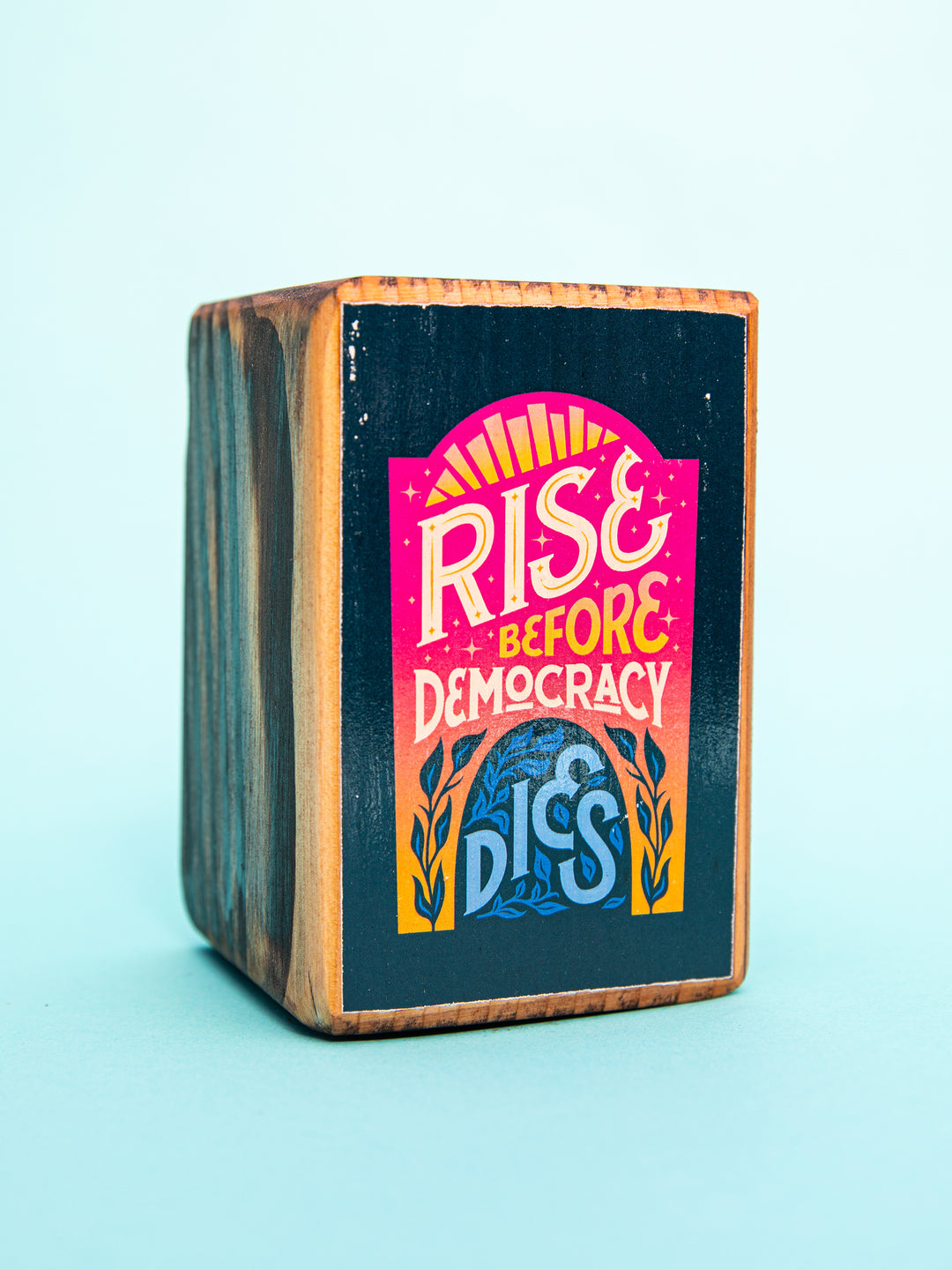 Protest Art Series, Single Wood Bookend
