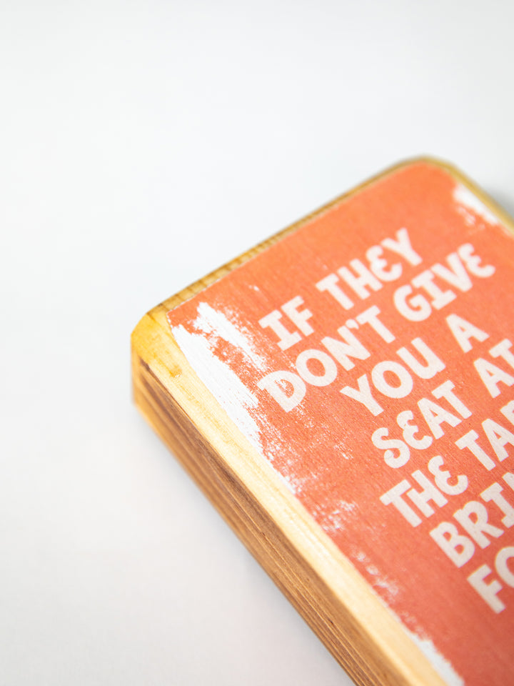 Shirley Chisholm Women Quote Panoramic wood art