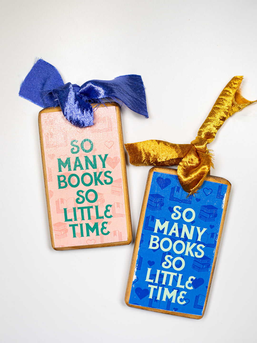 So Many Books So Little Time, Wood Ornament