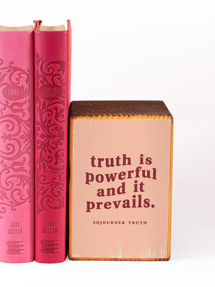 Sojourner Truth Iconic Woman Quote bookend set