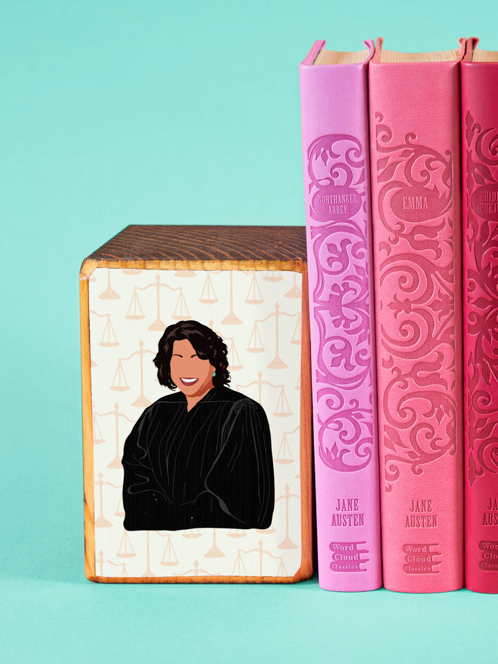 Sonia Sotomayor Quote bookend set