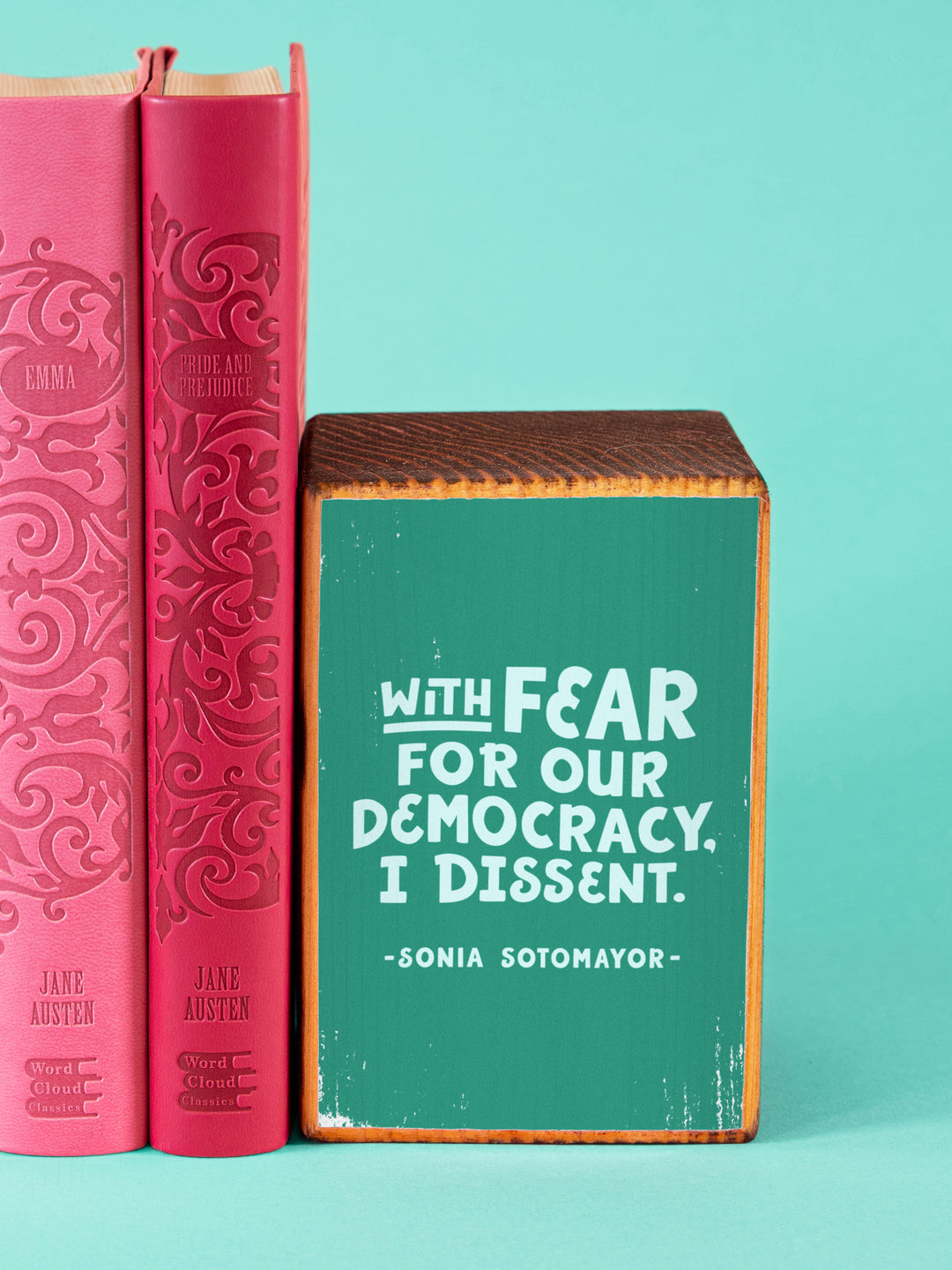Sonia Sotomayor Quote bookend set