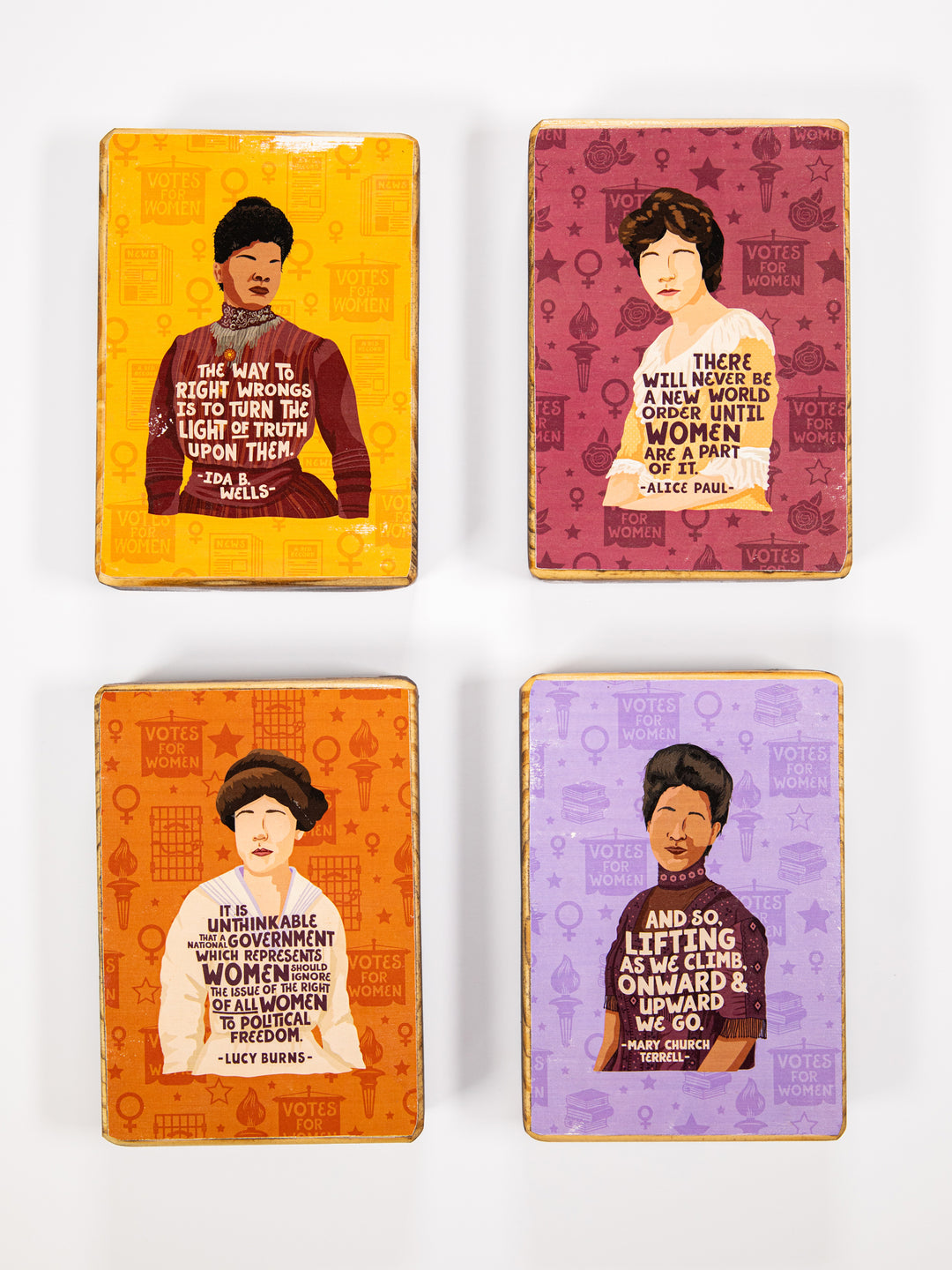 Alice Paul Quote wood art