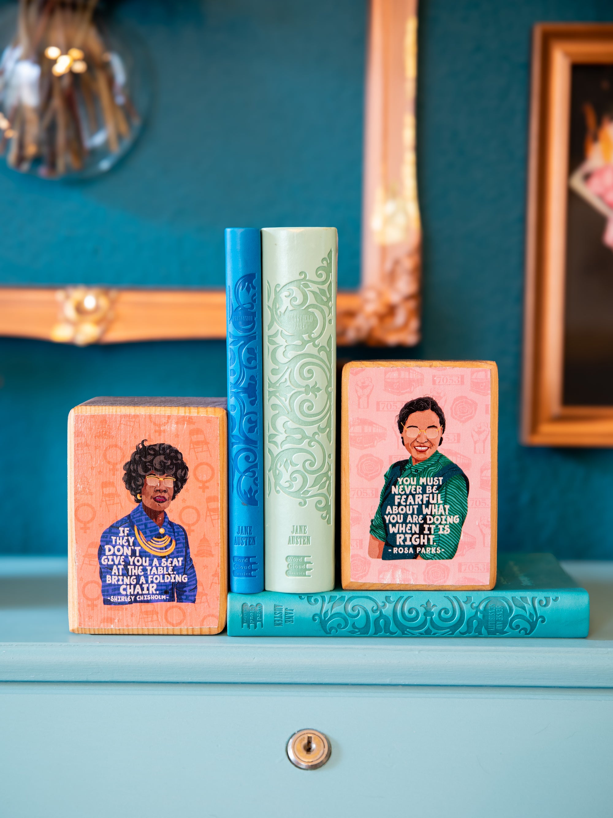 Quotes by Iconic Women Bookend Set of 2