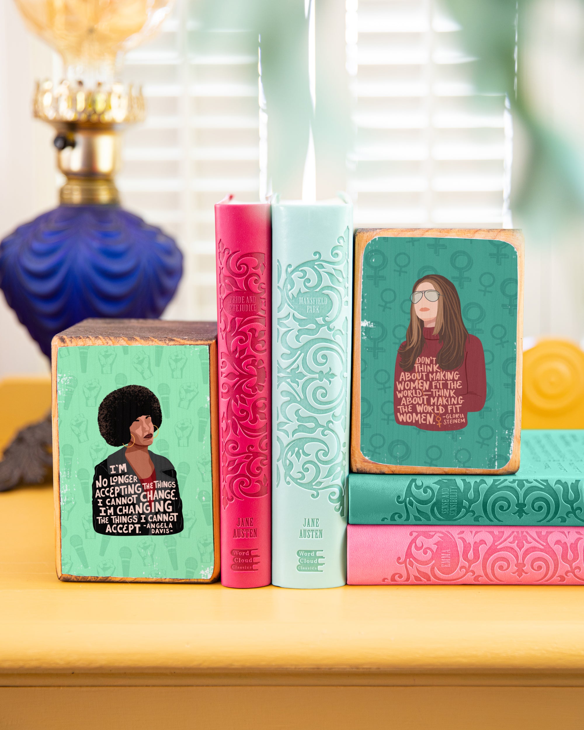 Quotes by Iconic Women Bookend Set of 2