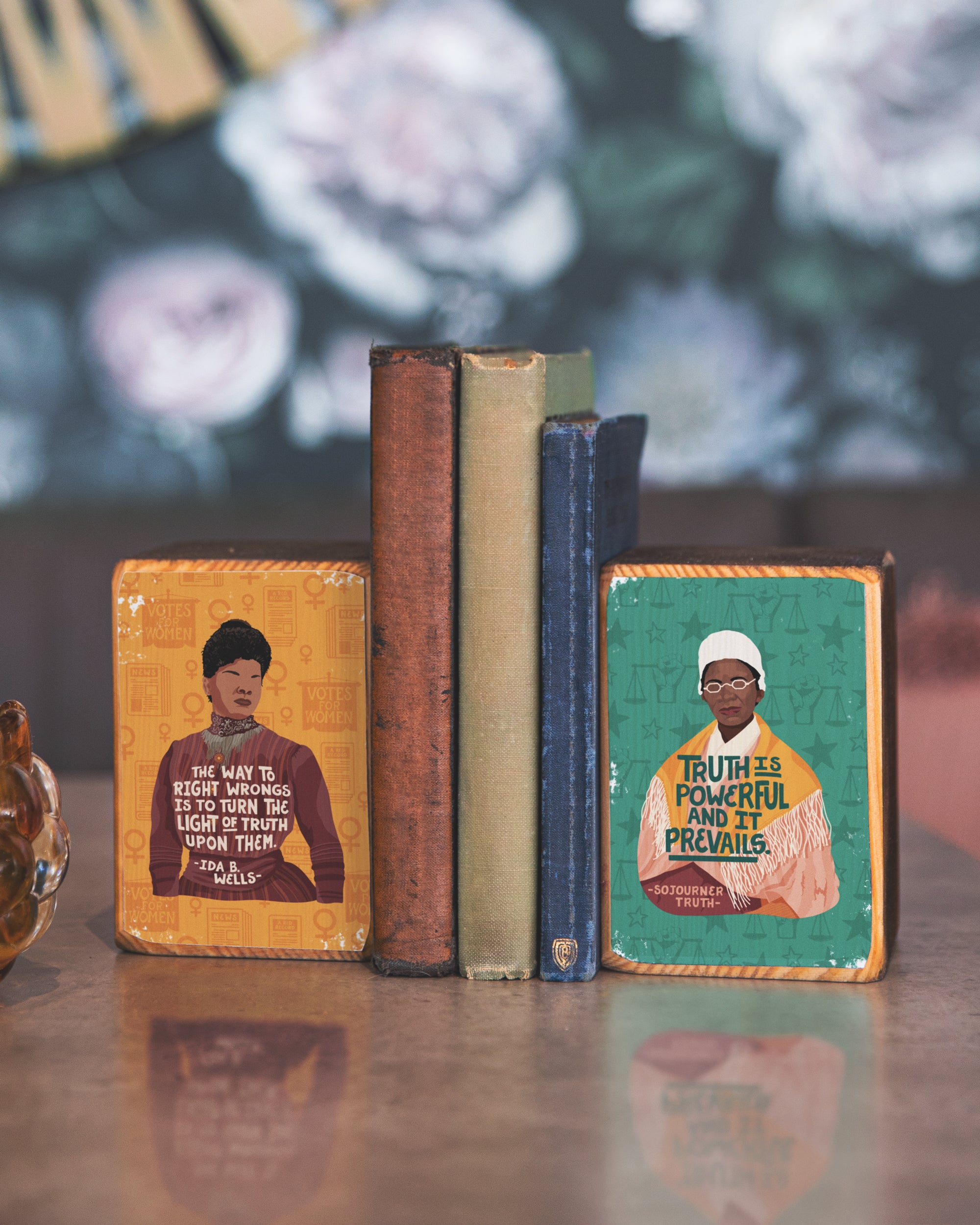 Quotes by Iconic Women Bookend Set of 2