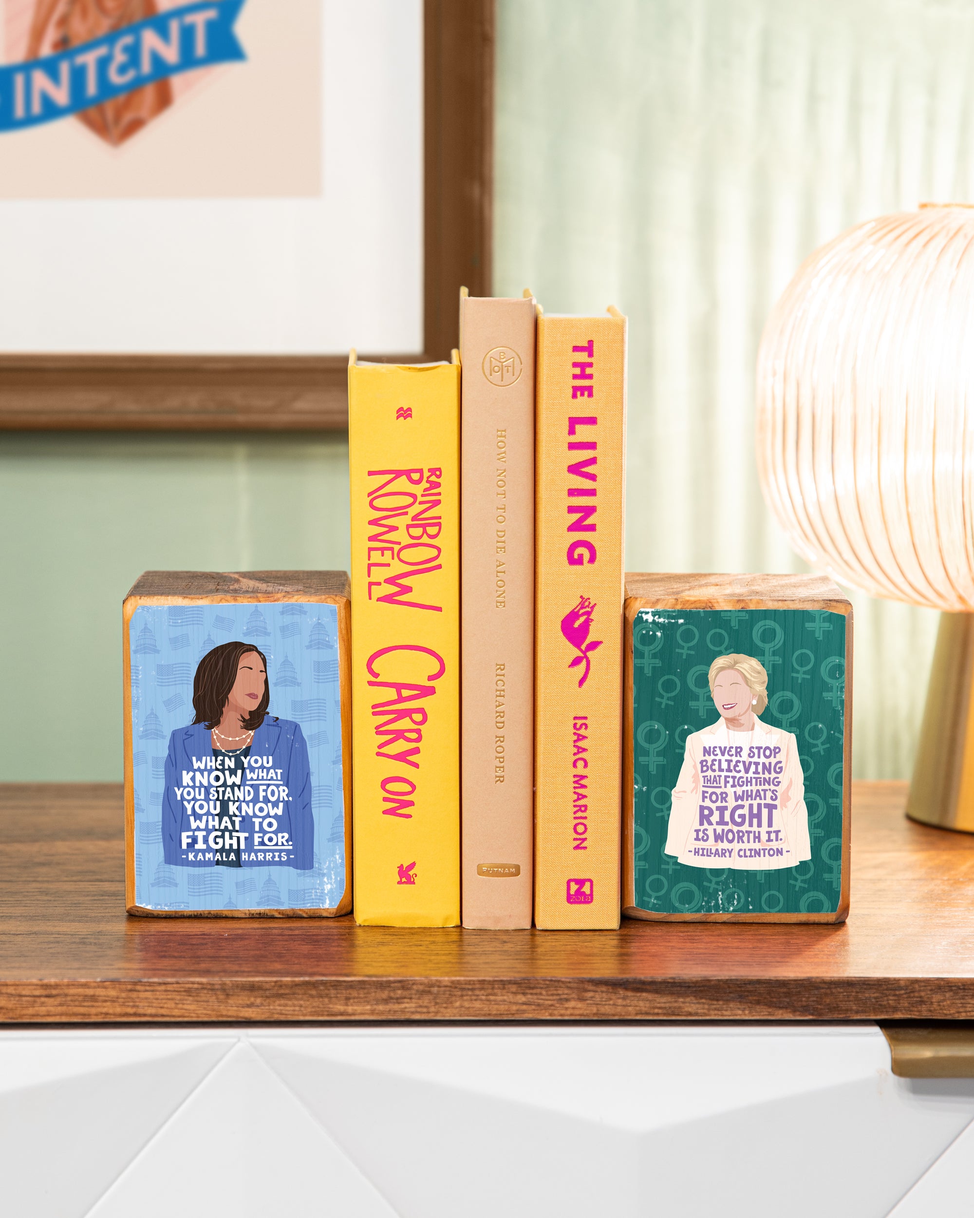 Quotes by Iconic Women Bookend Set of 2