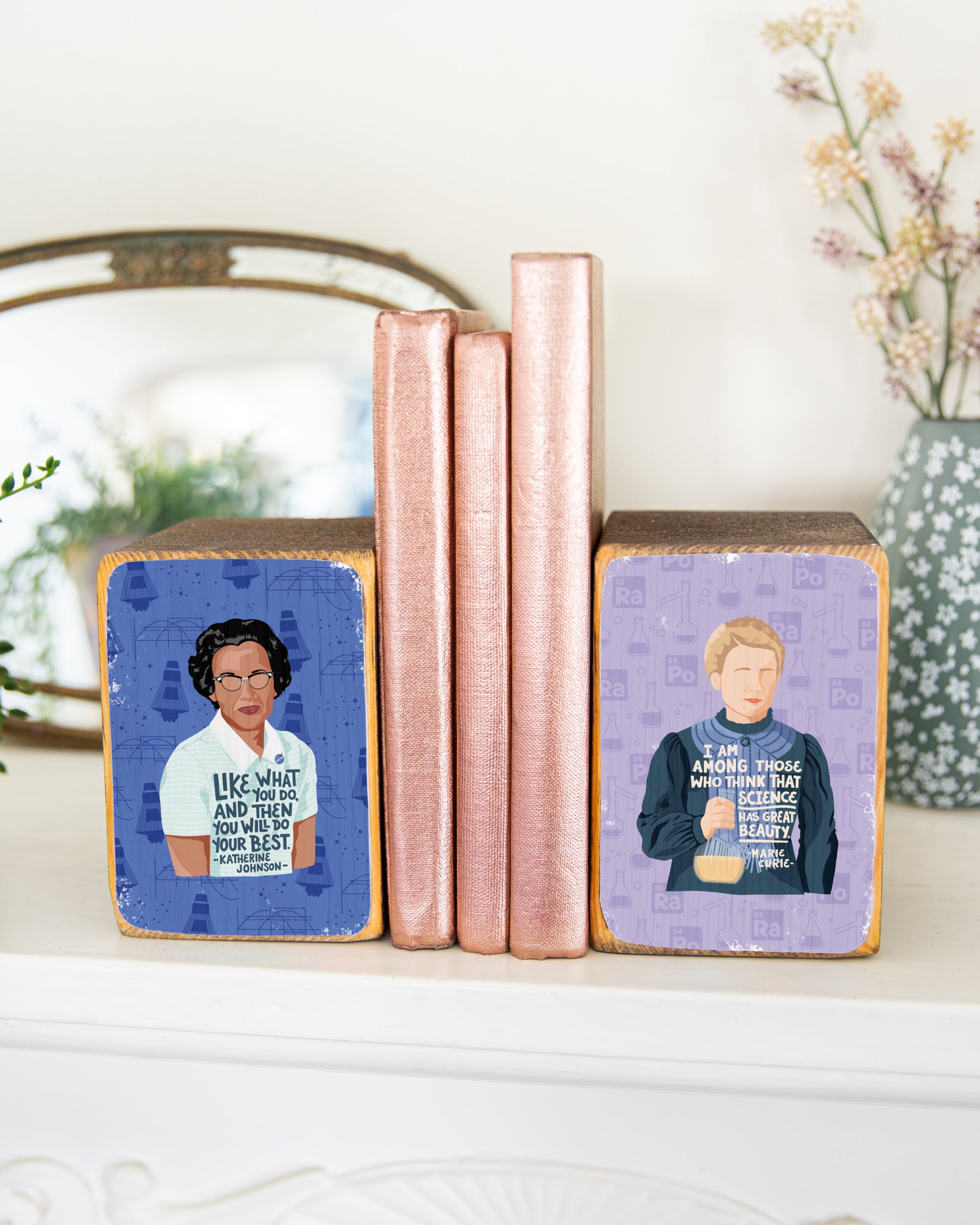 Quotes by Iconic Women Bookend Set of 2