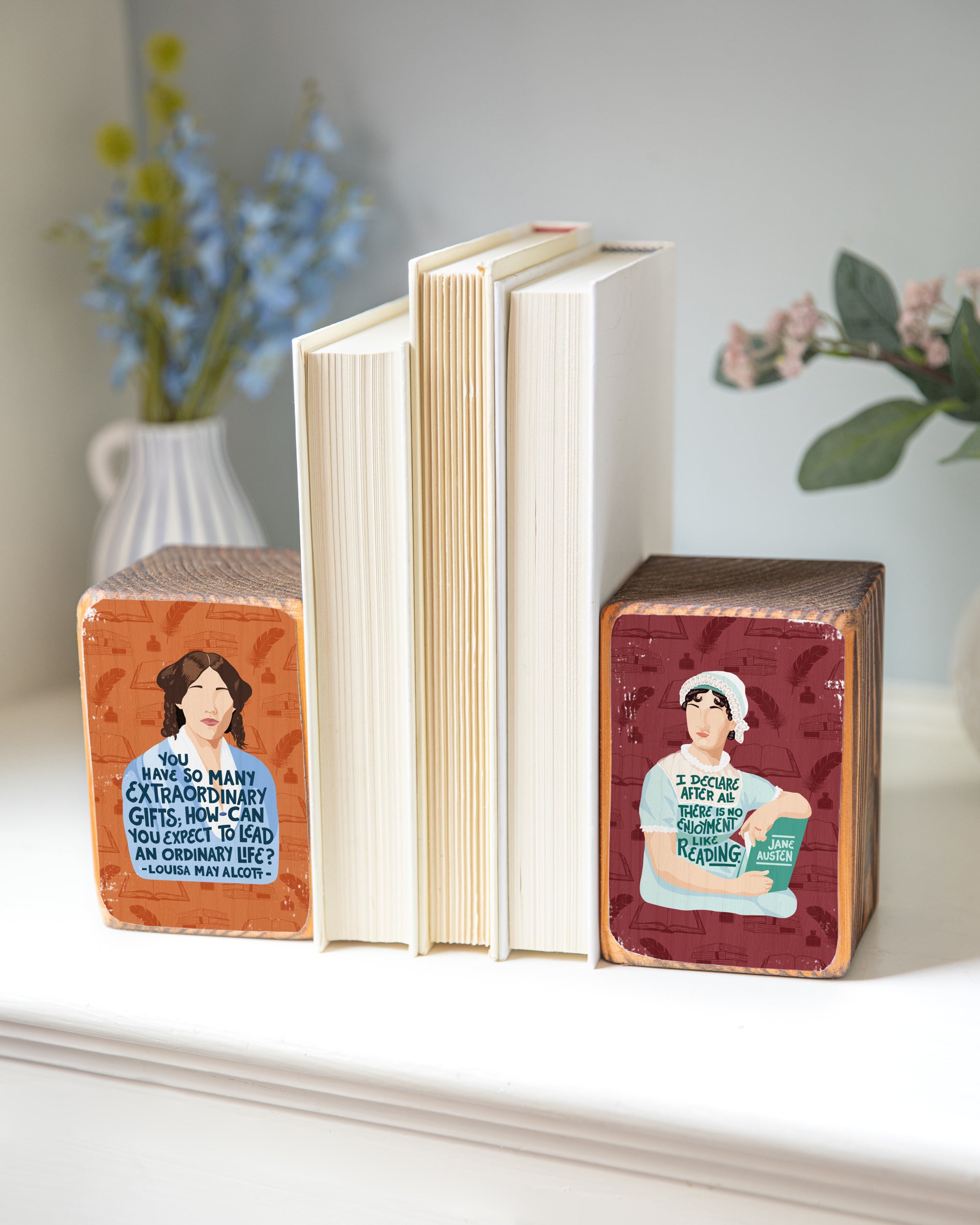 Quotes by Iconic Women Bookend Set of 2