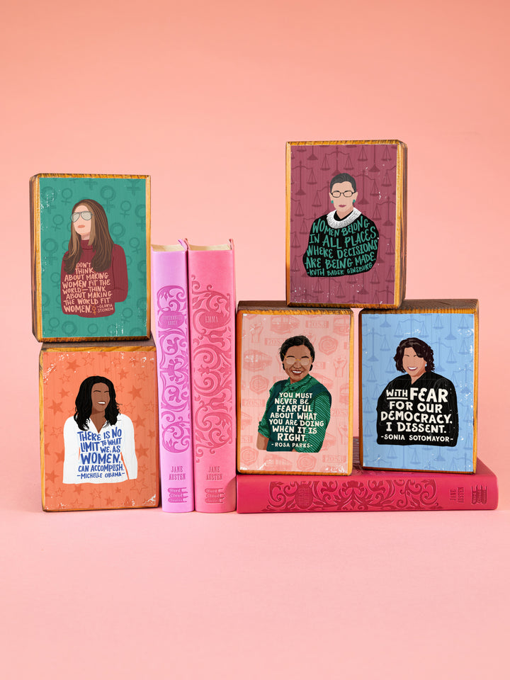 Iconic Woman Quotes, Individual Bookend